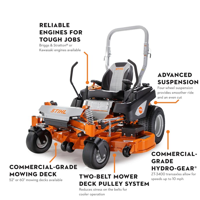 Stihl RZ 552 MOWER W/ 52